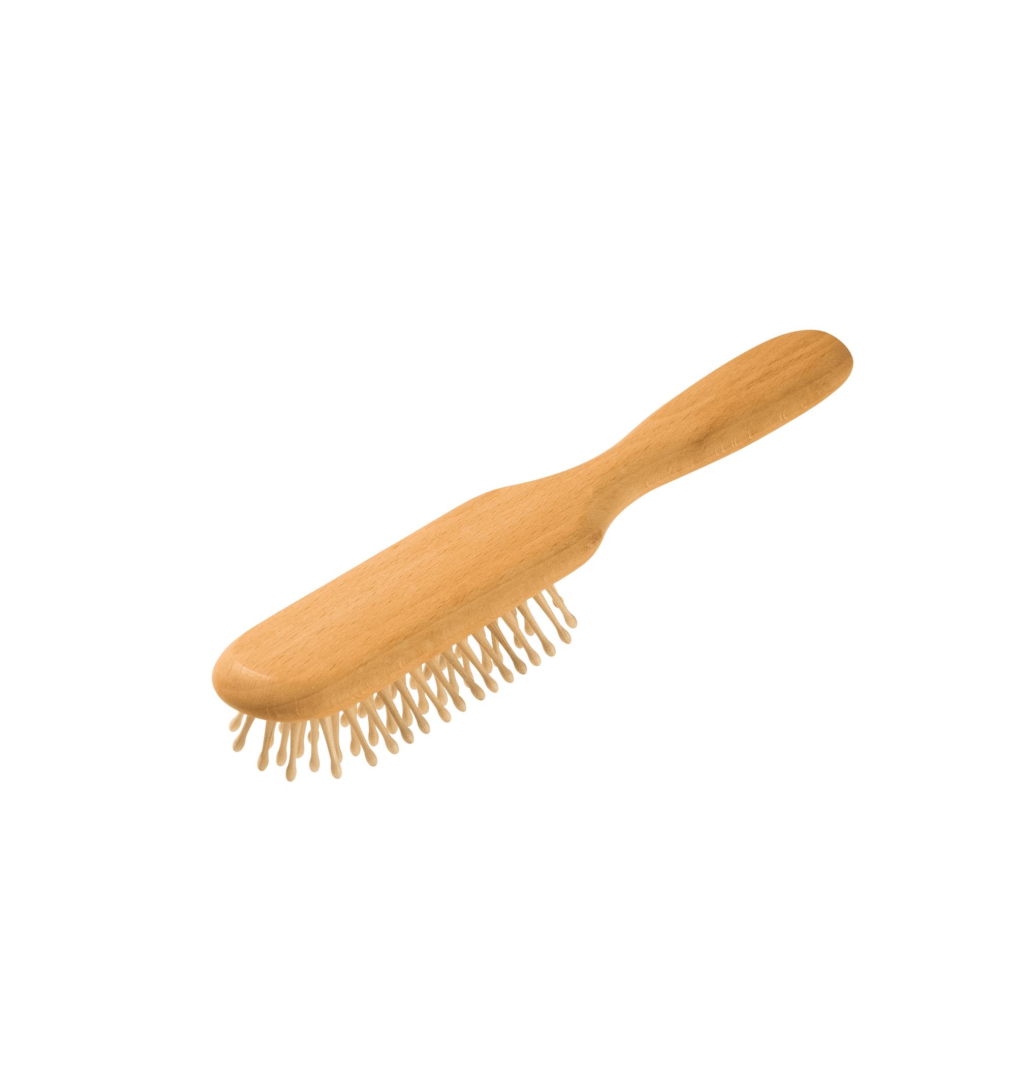 Haarbürste mit Holzstiften, schmale Form
