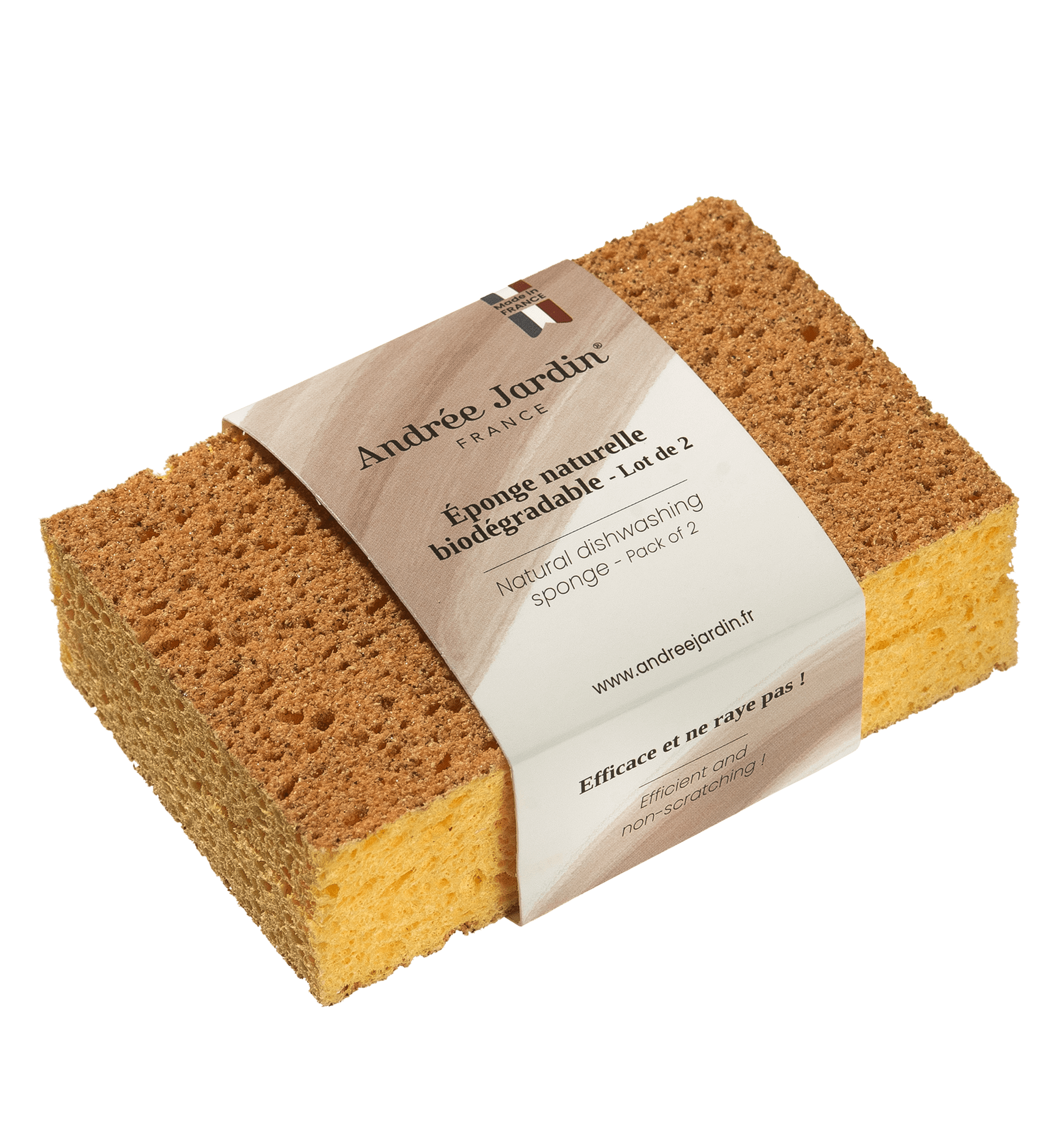 Spülschwamm natur, 2er Pack