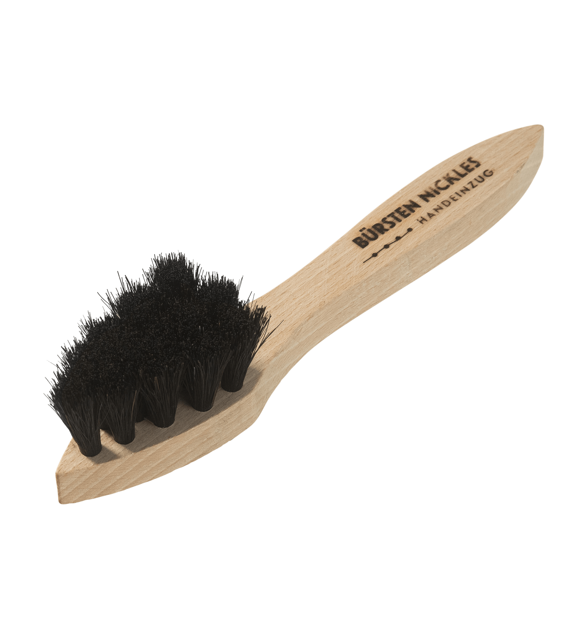Schuh-Auftragsbürste spitz, Roßhaar schwarz