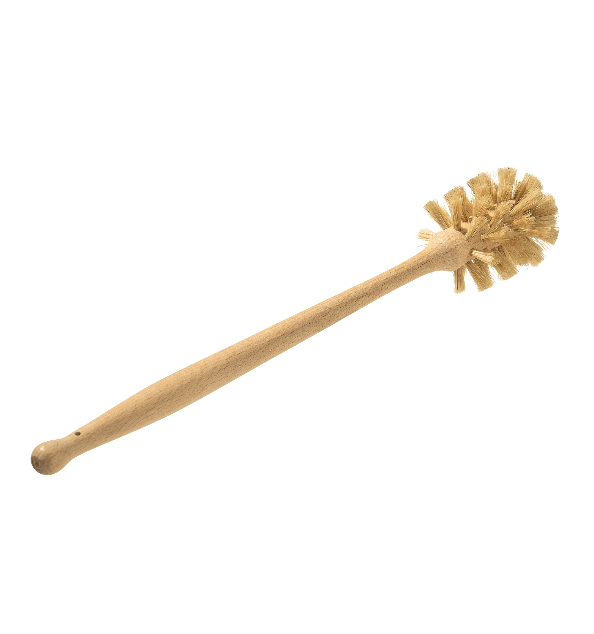 Milchflaschenbürste 35cm, Roßhaar hell