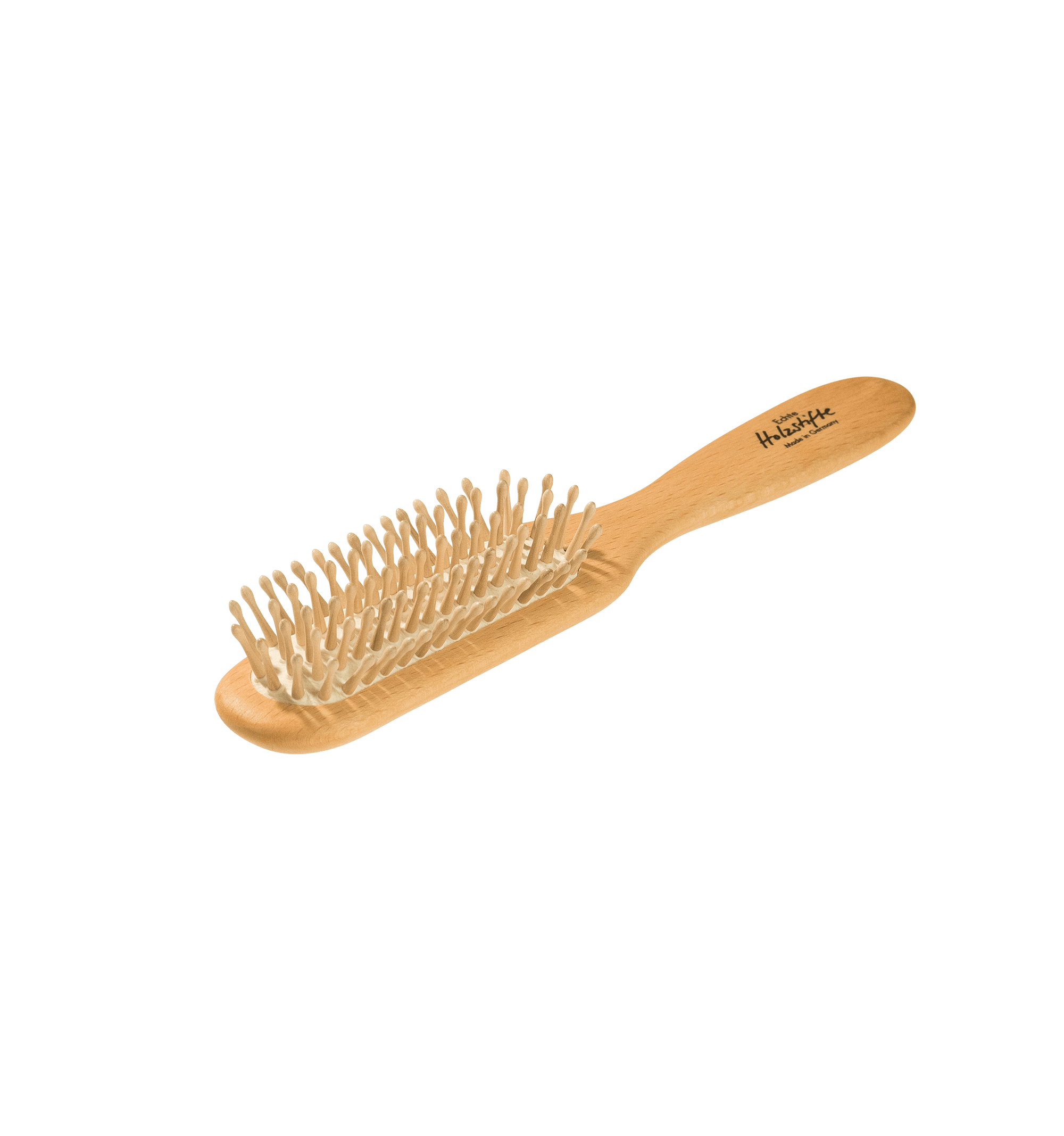 Haarbürste mit Holzstiften, schmale Form
