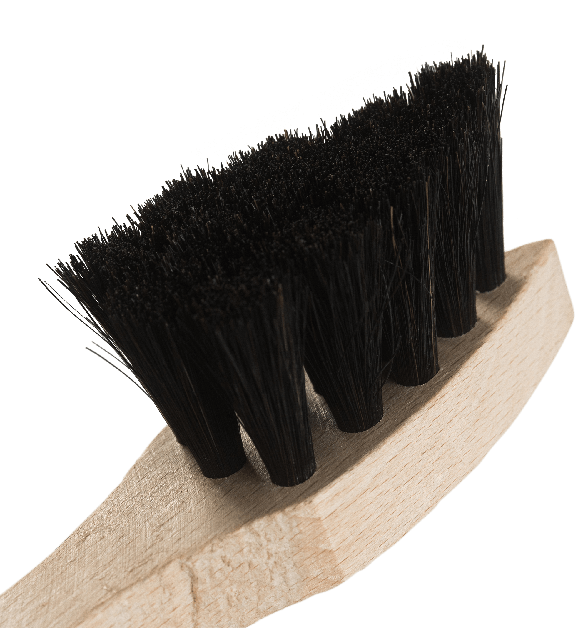Schuh-Auftragsbürste spitz, Roßhaar schwarz