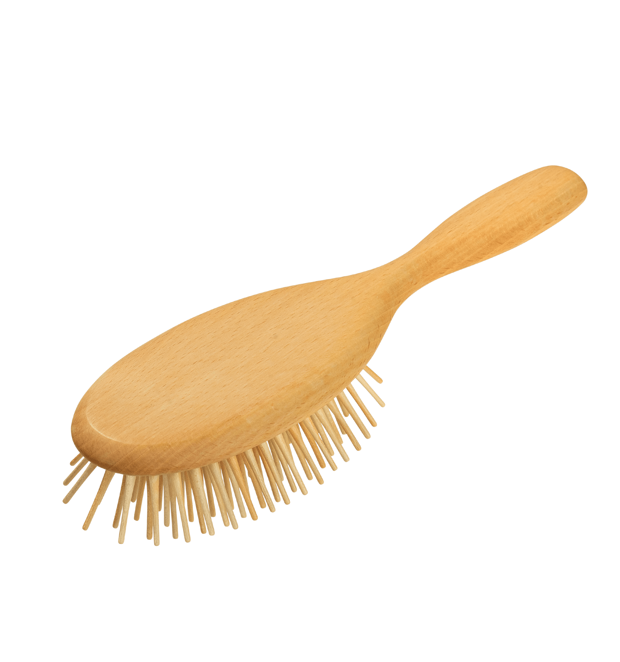 Holz-Haarbürste, groß, extra lange Holzstifte
