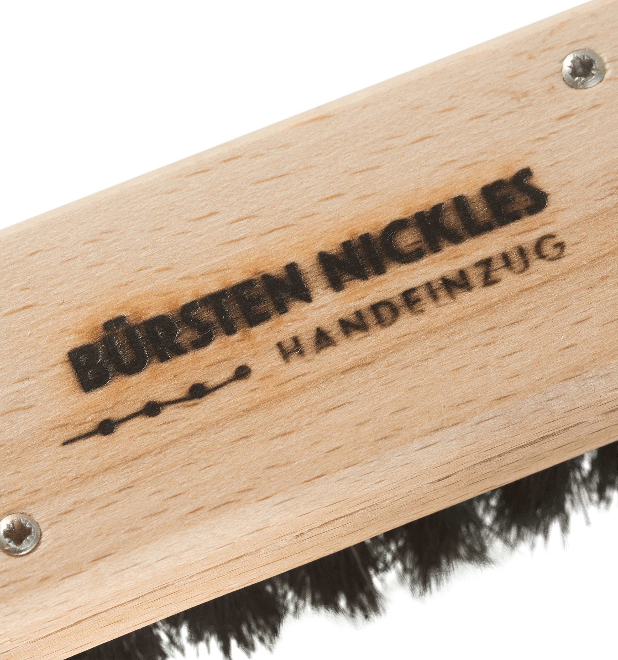 Schuhglanzbürste klein, Roßhaar schwarz